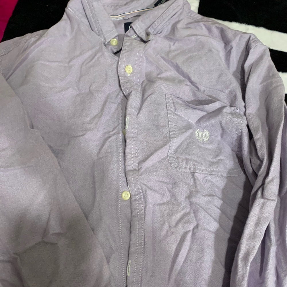 Purple chaps button down - Picture 2 of 3